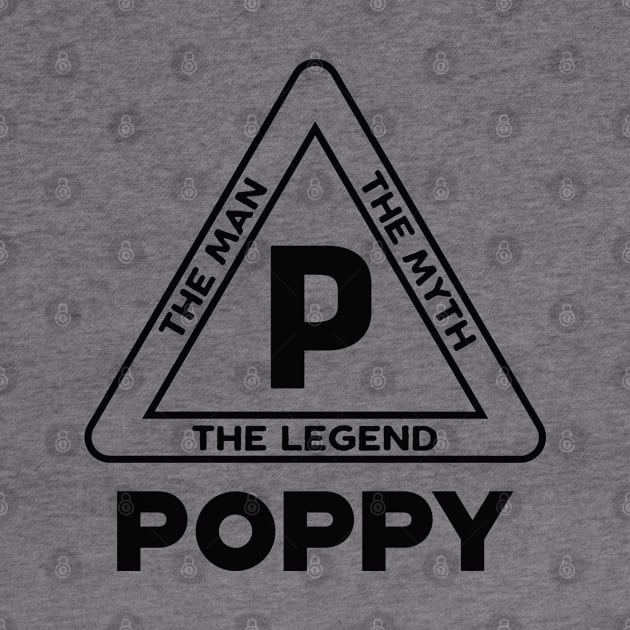 Poppy - The man the myth the legend by KC Happy Shop